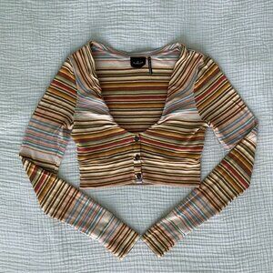 Urban Outfitters Striped Crop Top (M)